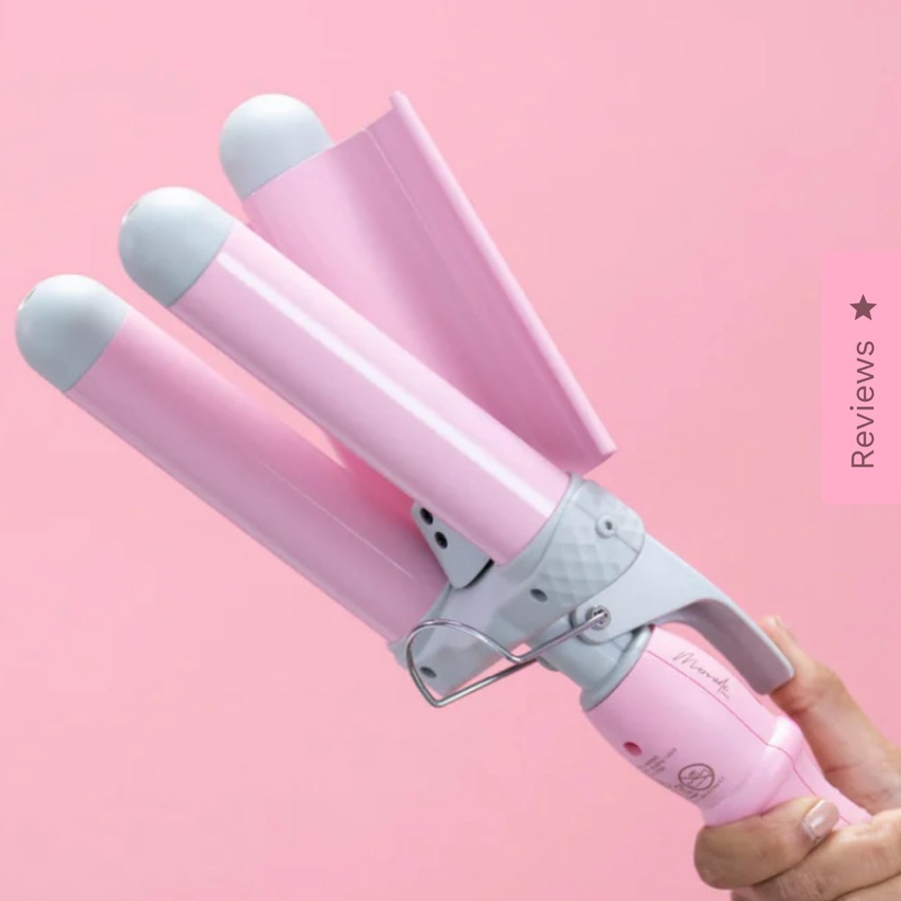 Mermade Pro Hair Waver - 1.25” - Pink